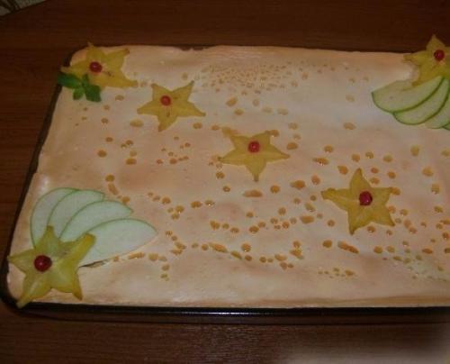 Королевский пирог с творогом. Королевский пирог (с яблоками и творогом).
