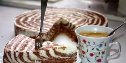 Творожный торт без выпечки. 05