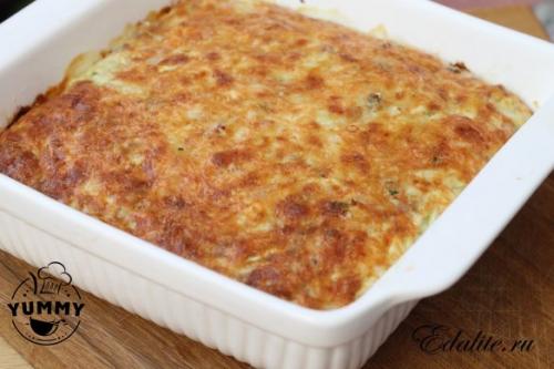 Запеканка из молодых кабачков или цуккини. 08
