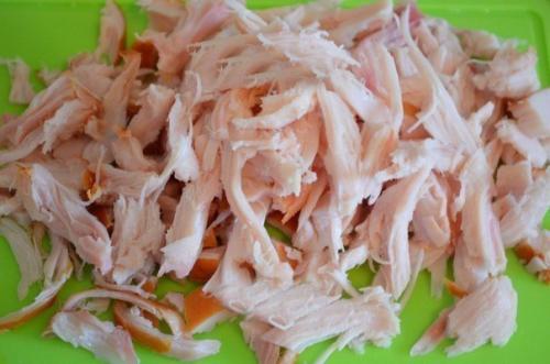 Сaлат с копченой курицeй. 02