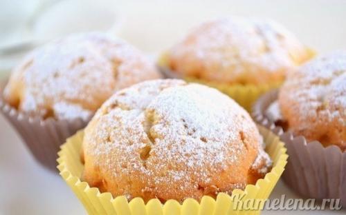 Творожные кексы.  Ингредиенты: