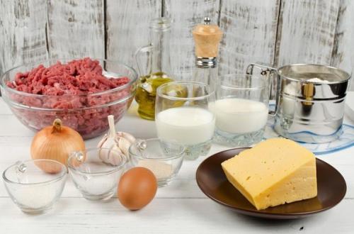 Пирог с мясом Хризантема. 01