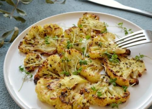 Стейки из цветной капусты.