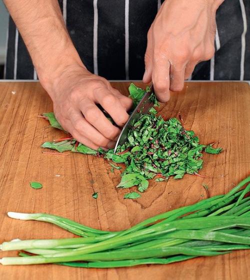 Азербайджанские кутабы с зеленью. 03