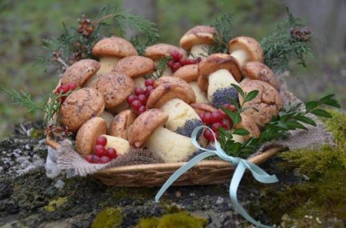 Печенье Грибочки.  Вариантов печенья Грибочки - множество, но этот - мой фаворит!