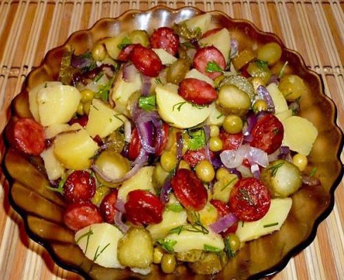 Немецкий картофельный салат.