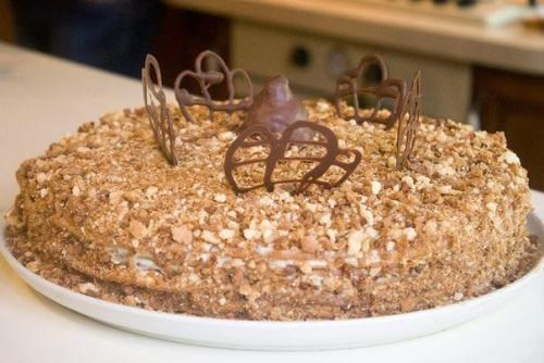 Торт Медовый.  Ингредиенты (коржи: