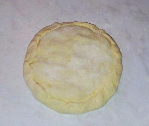 Сырные лепешки с начинкой. 06