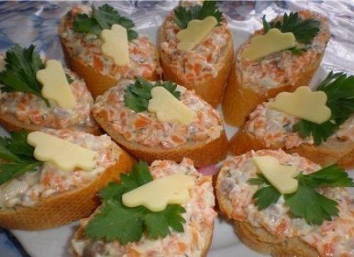 Бутерброды для праздничного стола. 03