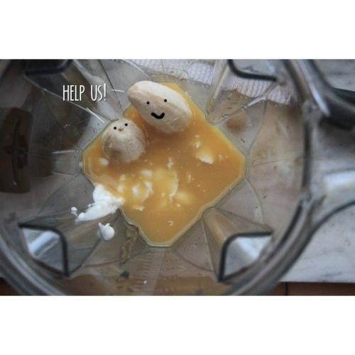 Медово - банановый коктейль. 04