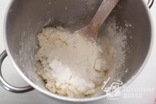 Творожные булочки с курицей и лисичками. 01