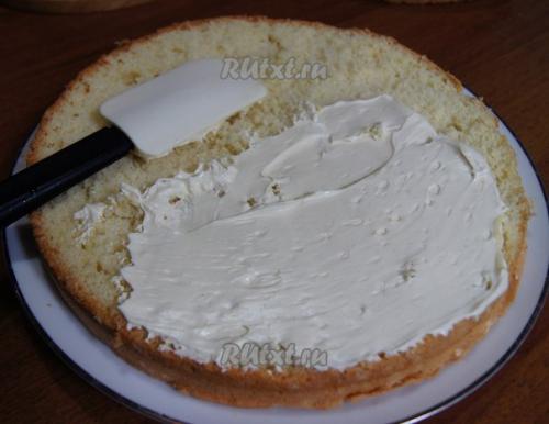 Вкусный бисквитный торт Елизавета. 06