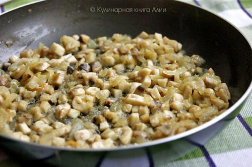 Куриные голени, фаршированные шампиньонами. 03