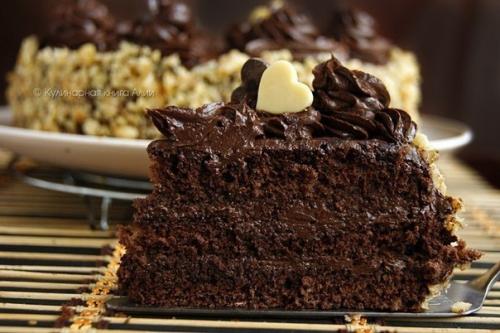 Шоколадный торт по госту.