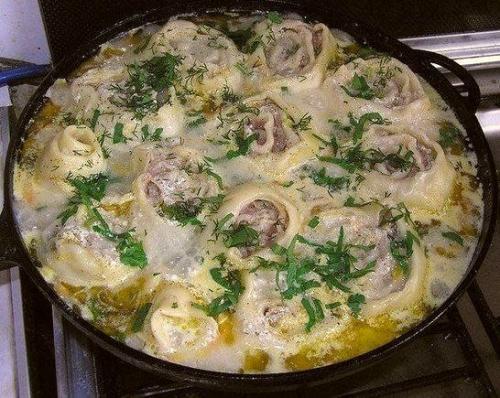 Очень ленивые пельмени. 08 Очень ленивые пельмени. 08