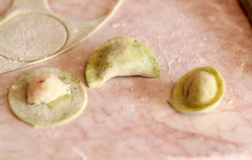 Пельмени с рыбой. 06