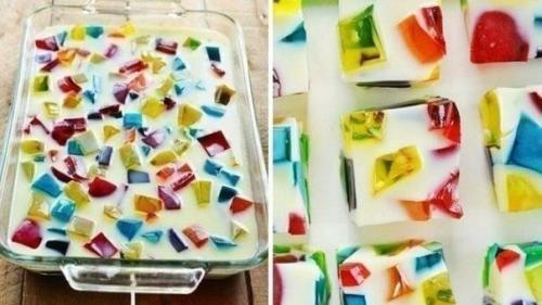 Необычный десерт!  Быстро, легко и очень вкусно.