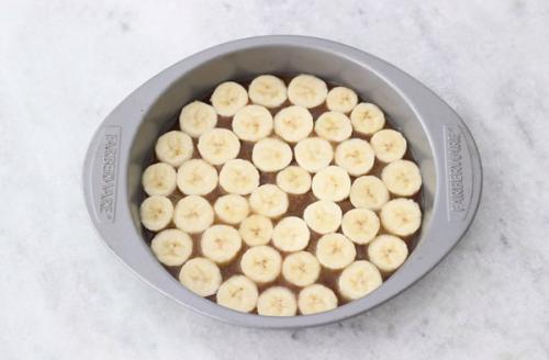 Банановый перевернутый пирог. 05