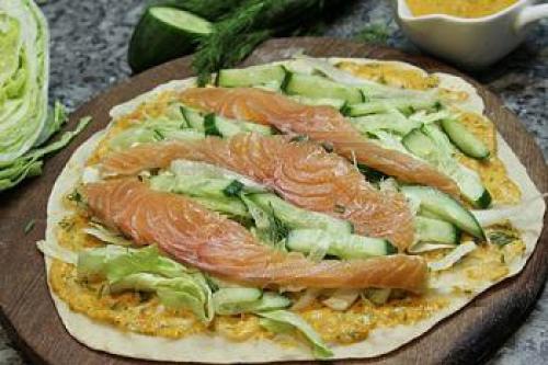 Лаваш на сковороде.  Ингредиенты: 06