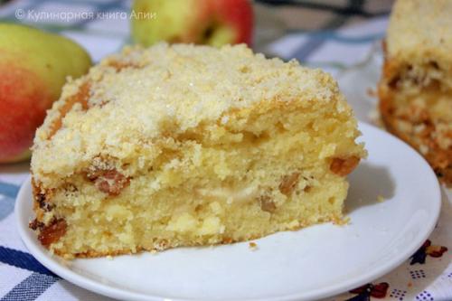 Пирог с яблоками Домашний. 08