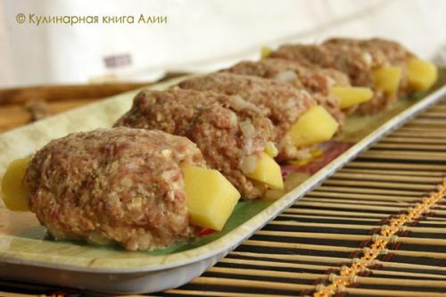 Котлеты Экономные.  Приготовление: 06