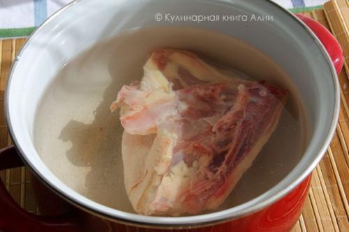 Супчик гречневый на курином бульоне. 01