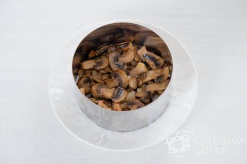 Салат с копченой курицей и помидорами Яркий Праздник. 05