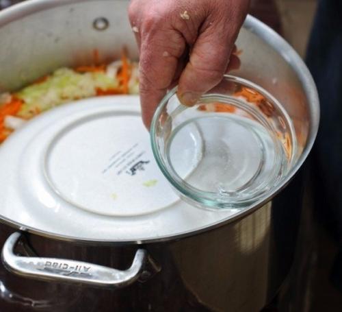 Маринованная капустка.  Ингредиенты: 09