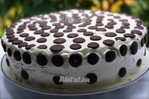 Вкусный бисквитный торт Елизавета. 08