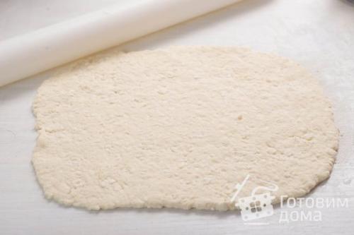 Творожные булочки с курицей и лисичками. 03