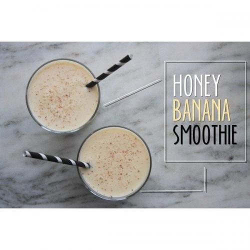 Медово - банановый коктейль. 01