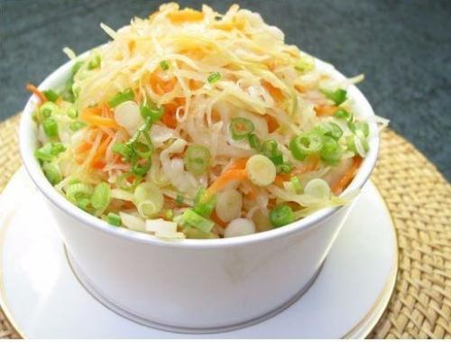 Маринованная капустка.  Ингредиенты: