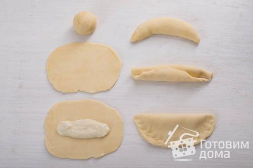 Печенье Бананы с творожной начинкой. 05 Печенье Бананы с творожной начинкой. 05