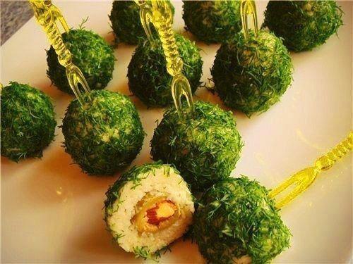 Мы делаем нарядные сырные шарики к праздничному столу!