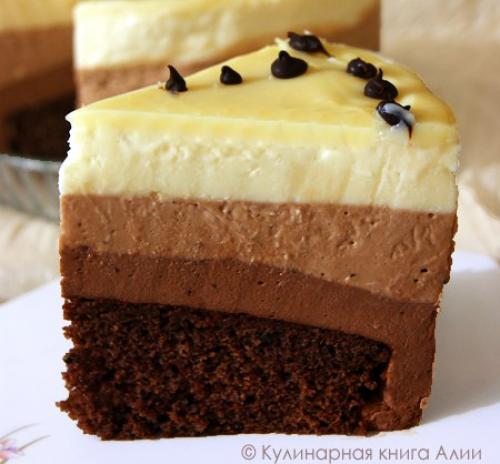 Торт Три Шоколада. 07