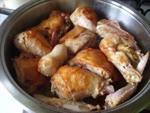 Ароматная курица с кабачками в соусе? 01