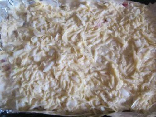 Курица запеченная под тертым картофелем. 06 Курица запеченная под тертым картофелем. 06