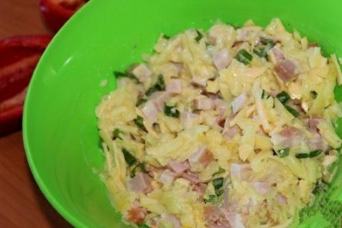 Рецепт фаршированного перца, запеченного в духовке. 02