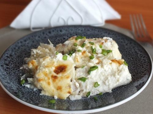 Треска под майонезом.