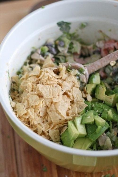 Юго-западный куриный шопский салат. 05