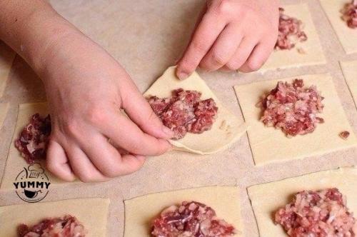 Манты.  Ингредиенты:   Для теста: 07