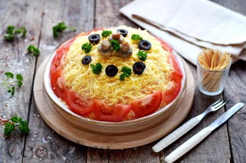 Салат Русская Красавица.