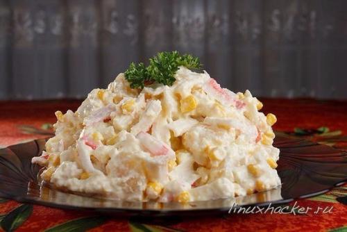 Самый лучший салат из крабовых палочек.