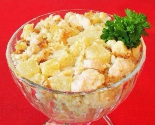 Салаты с сухариками: топ - 7 рецептов. 05