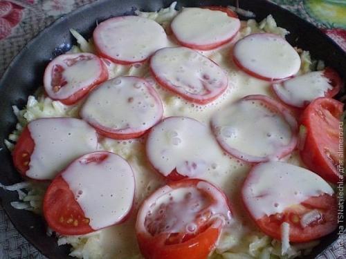 Нежная запеканка из кабачка. 04