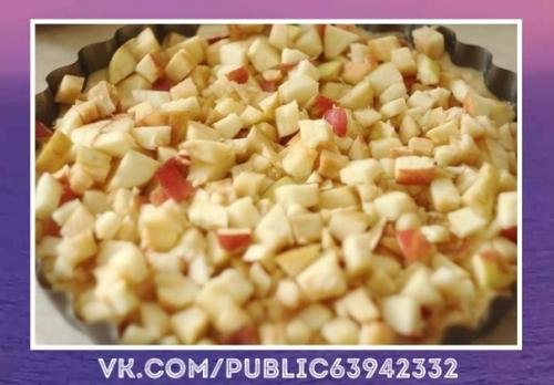 Отличная идея!  Шарлотка с яблоками. 04