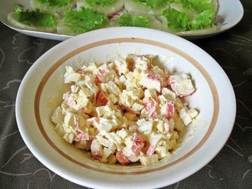 Ананасовая закуска.  Ингредиенты: 02