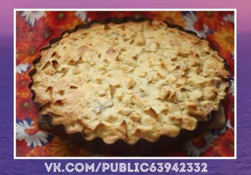 Отличная идея!  Шарлотка с яблоками. 06