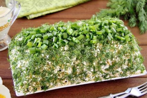 Салат Зеленая Шуба.