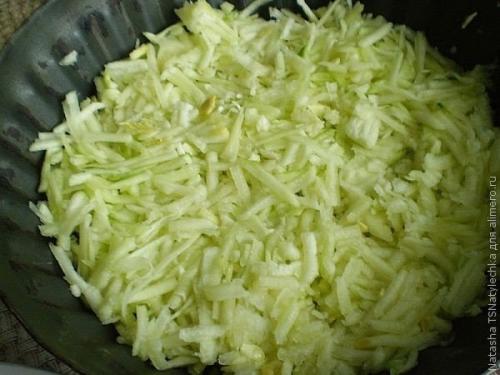 Нежная запеканка из кабачка. 01